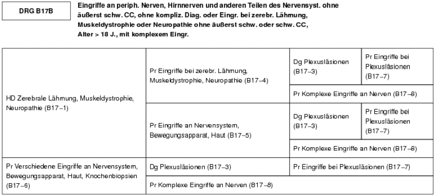 Tafel 3: 
Definitionstabelle zu GDRG2010-B17B
